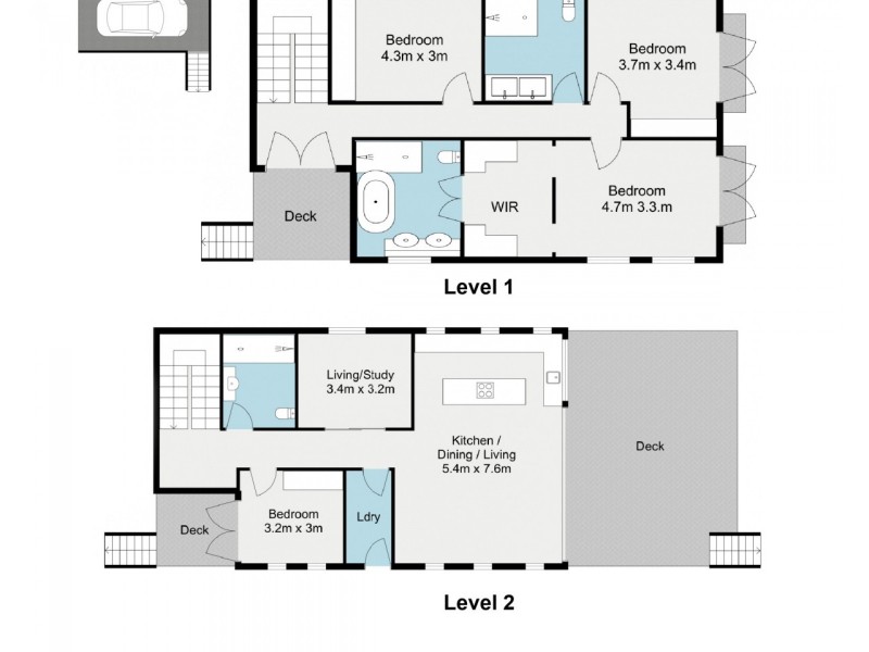 100 Alexandra Street, Bardon QLD 4065 Floorplan