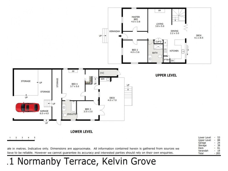 11 Normanby Terrace, Kelvin Grove QLD 4059 Floorplan