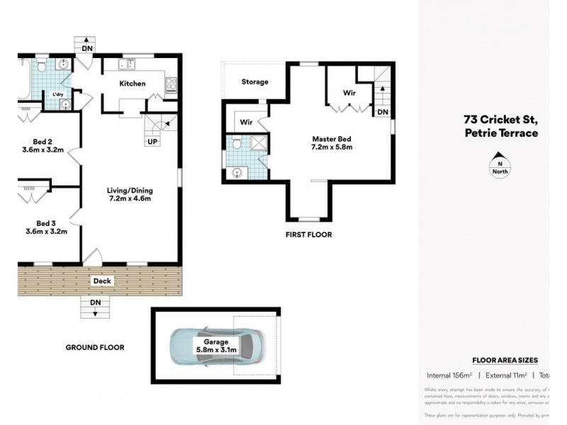 73 Cricket Street, Petrie Terrace QLD 4000 Floorplan