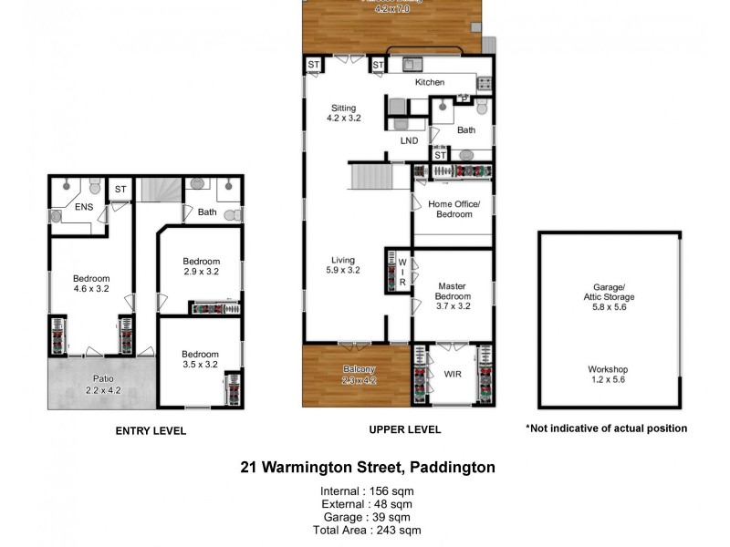 21 Warmington Street, Paddington QLD 4064 Floorplan