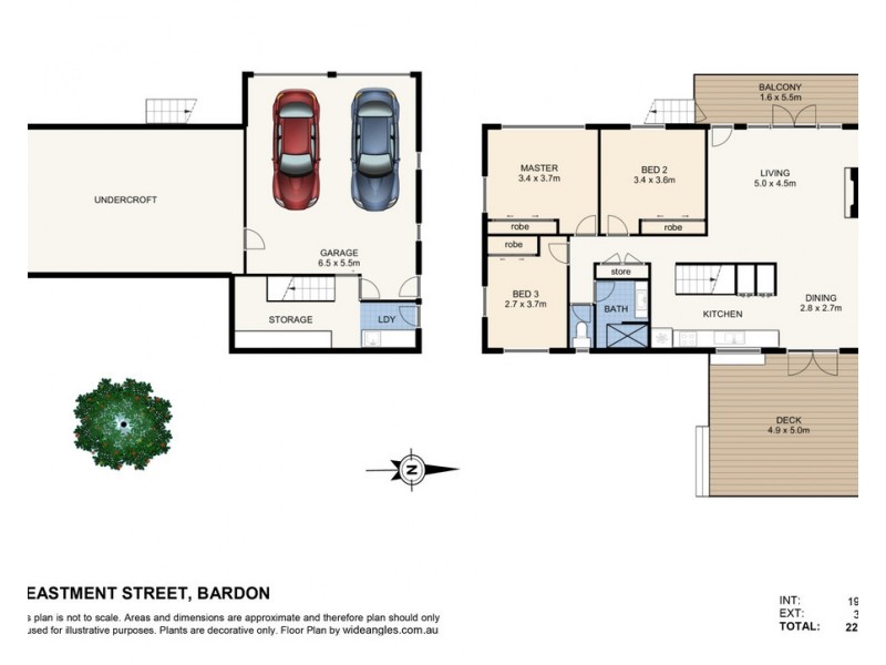 8 Eastment Street, Bardon QLD 4065 Floorplan
