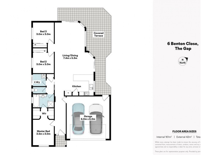 6 Benton Close, The Gap QLD 4061 Floorplan