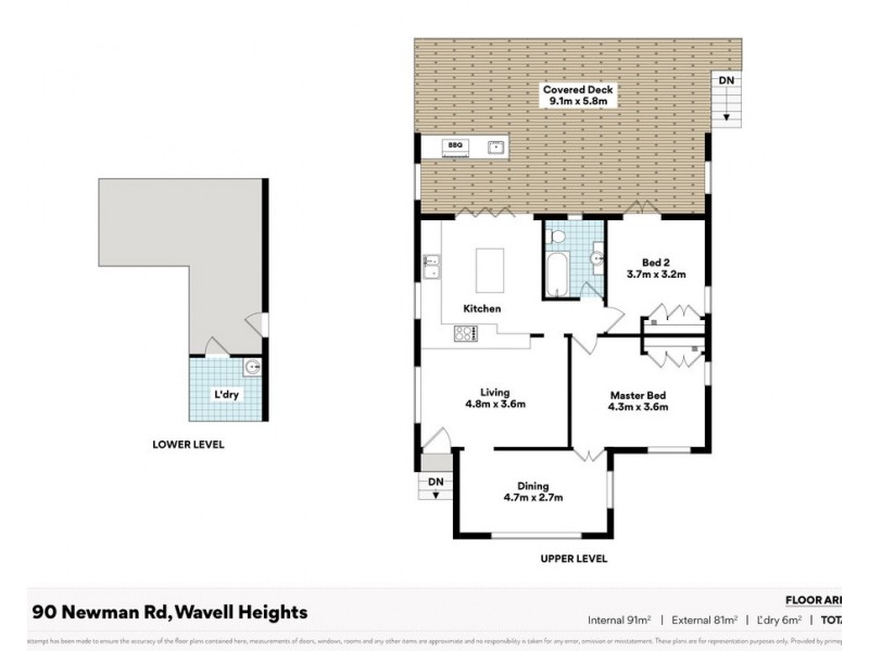 90 Newman Road, Wavell Heights QLD 4012 Floorplan
