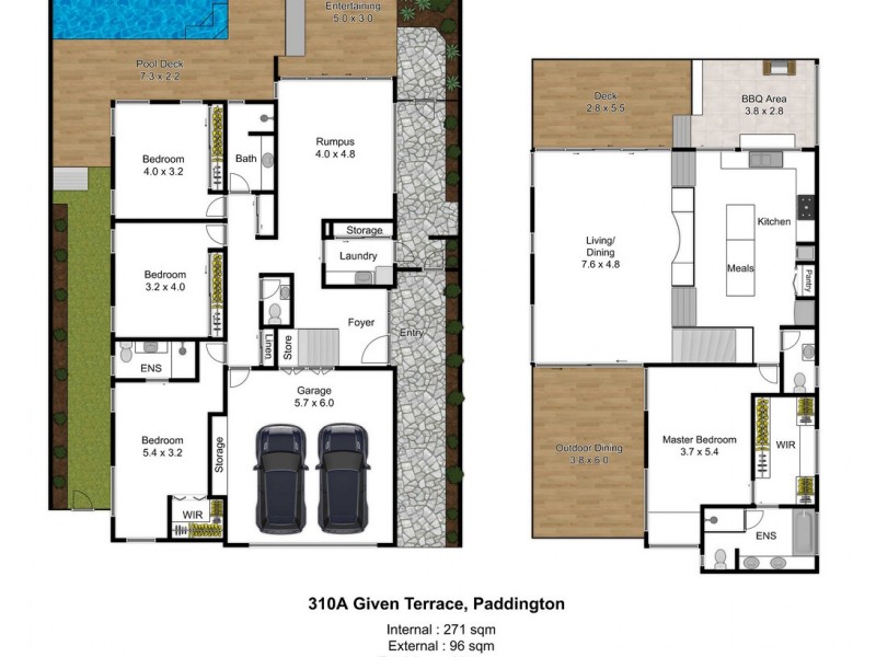 310a Given Terrace, Paddington QLD 4064 Floorplan