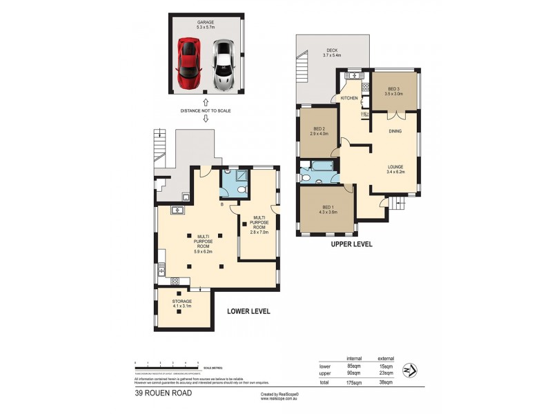 39 Rouen Road, Bardon QLD 4065 Floorplan