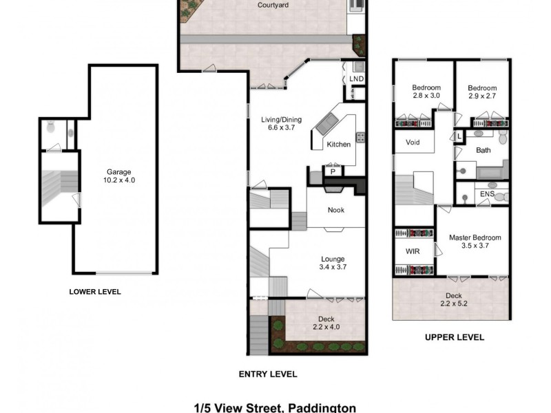 1/5 View Street, Paddington QLD 4064 Floorplan