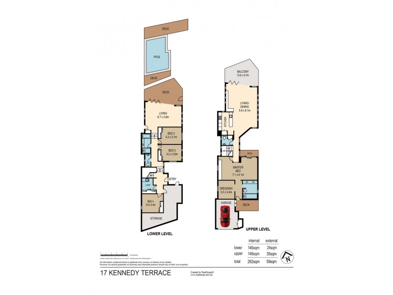 17 Kennedy Terrace, Paddington QLD 4064 Floorplan