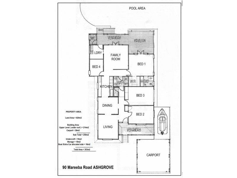 90 Mareeba Road, Ashgrove QLD 4060 Floorplan