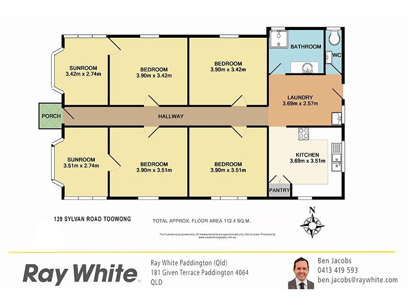139 Sylvan Road, Toowong QLD 4066 Floorplan