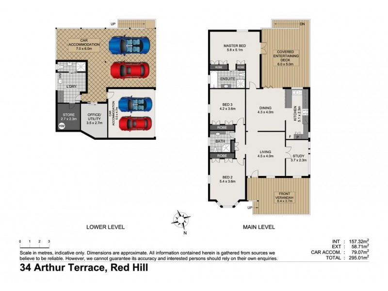 34 Arthur Terrace, Red Hill QLD 4059 Floorplan