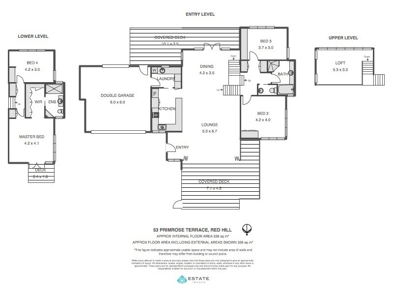 53 Primrose Tce, Red Hill QLD 4059 Floorplan