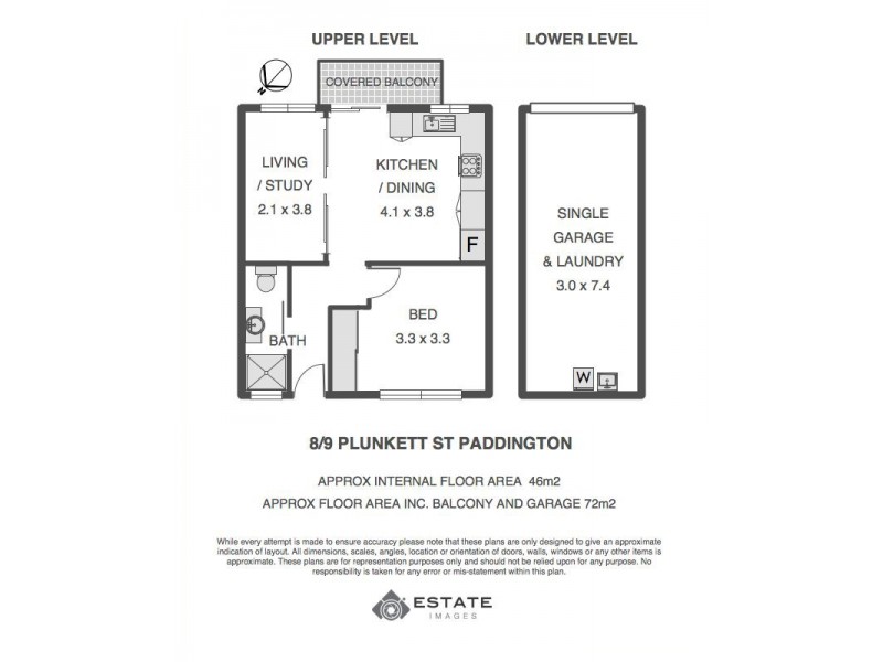 8/9 Plunkett Street, Paddington QLD 4064 Floorplan