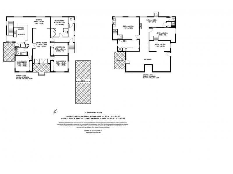 47 Simpsons Road, Bardon QLD 4065 Floorplan
