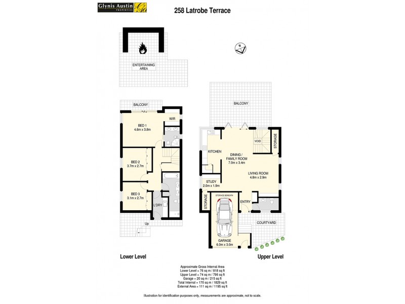 258 Latrobe Terrace, Paddington QLD 4064 Floorplan