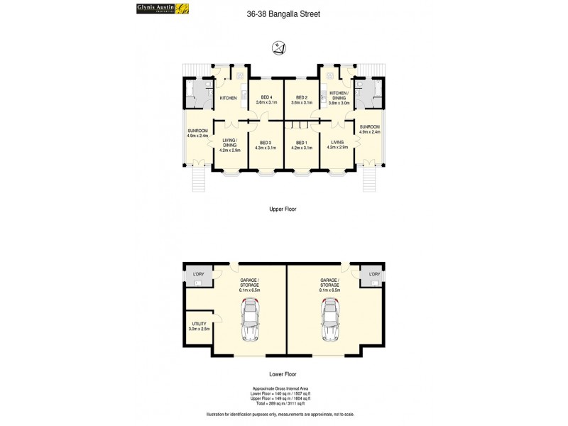36 – 38 Bangalla Street, Auchenflower QLD 4066 Floorplan