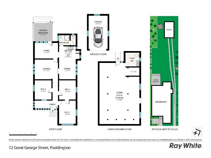 12 Great George Street, Paddington QLD 4064 Floorplan