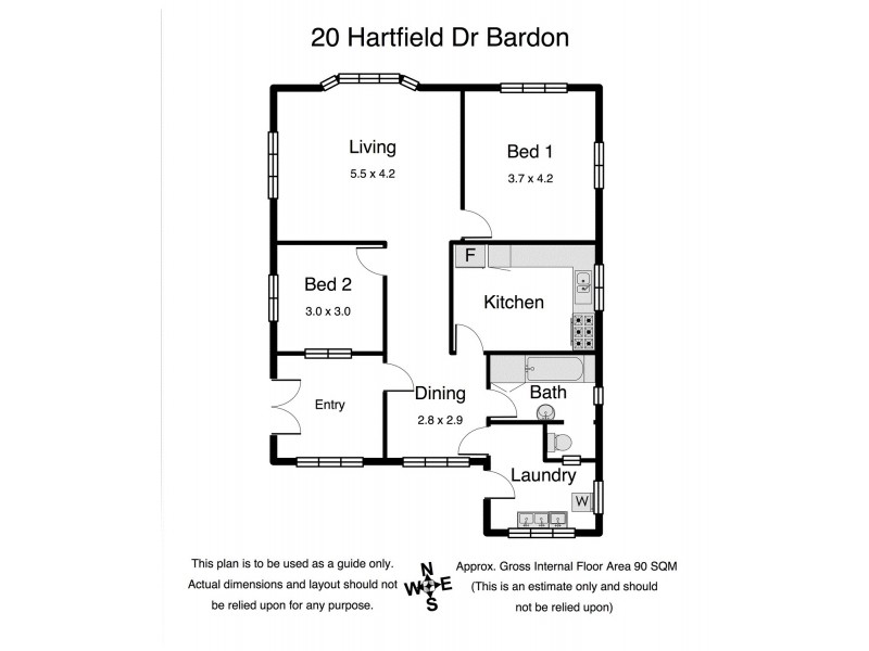 20 Hartfield Drive, Bardon QLD 4065 Floorplan
