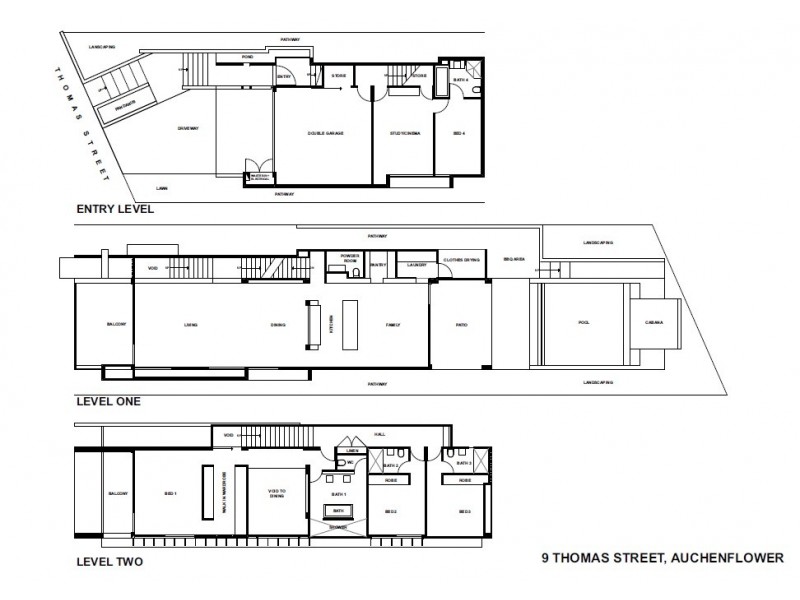 9 Thomas Street, Auchenflower QLD 4066 Floorplan