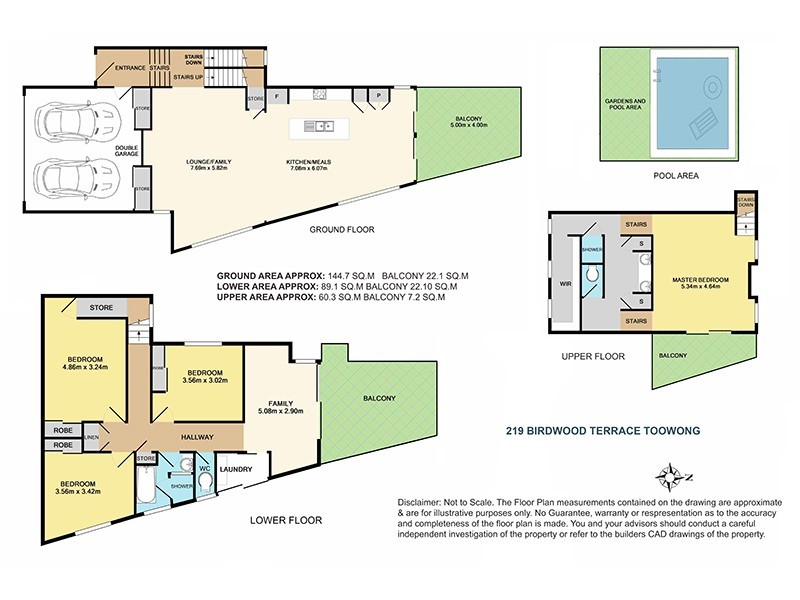 219 Birdwood Tce, Toowong QLD 4066 Floorplan