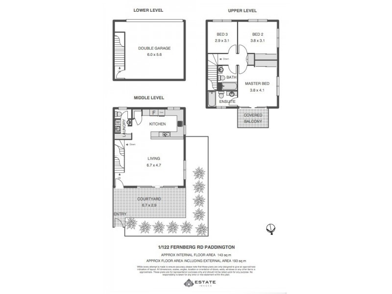 1/122 Fernberg Road, Paddington QLD 4064 Floorplan
