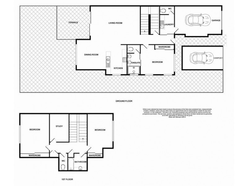 9/36 Carwoola St, Bardon QLD 4065 Floorplan