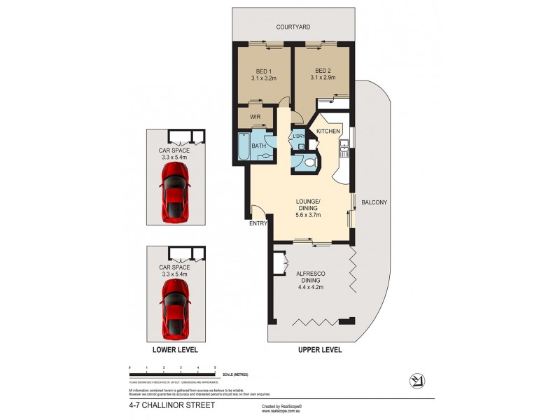 4/7 Challinor Street, Auchenflower QLD 4066 Floorplan
