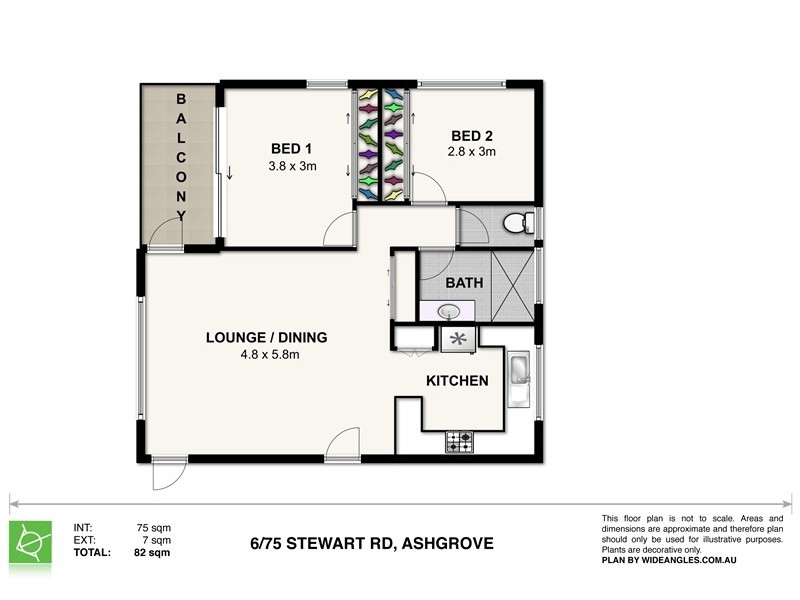 6/75 Stewart Road, Ashgrove QLD 4060 Floorplan