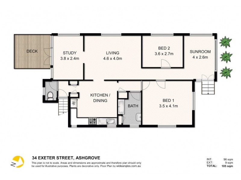 34 Exeter Street, Ashgrove QLD 4060 Floorplan