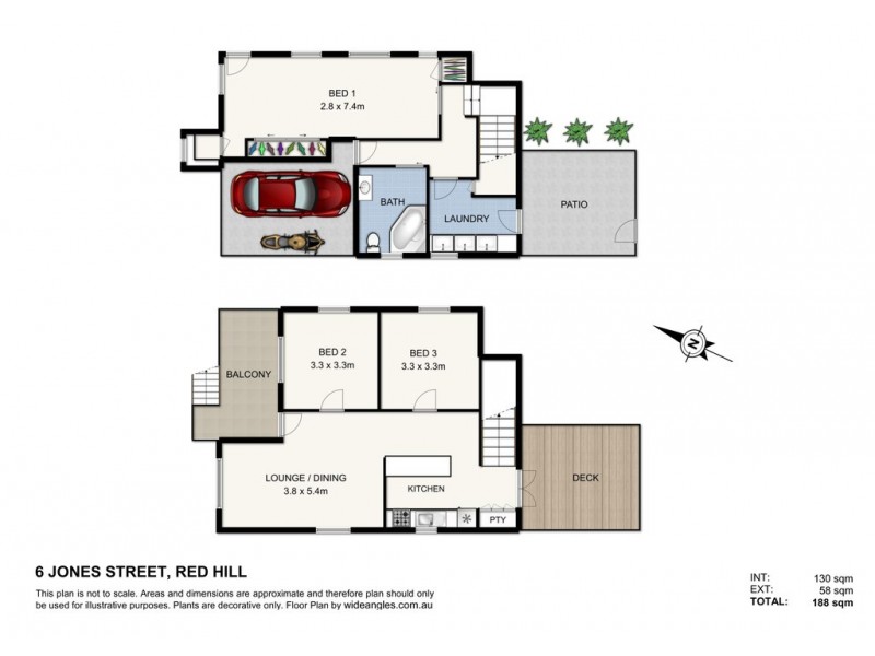 6 Jones Street, Red Hill QLD 4059 Floorplan