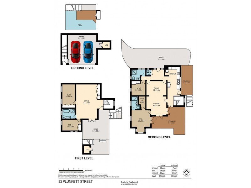 33 Plunkett Street, Paddington QLD 4064 Floorplan