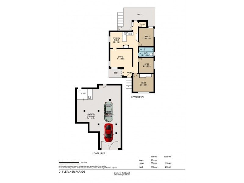 91 Fletcher Parade, Bardon QLD 4065 Floorplan