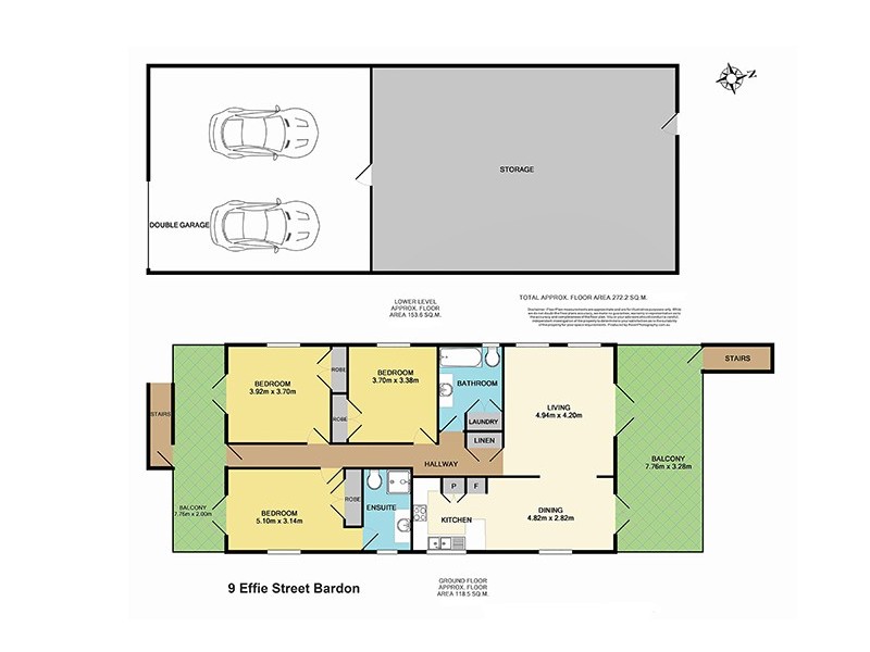 9 Effie Street, Bardon QLD 4065 Floorplan