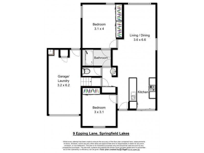 9 Epping Lane, Springfield Lakes QLD 4300 Floorplan