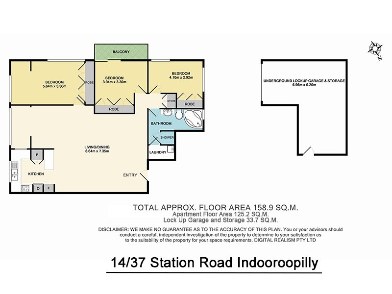 14/37 Station Road, Indooroopilly QLD 4068 Floorplan