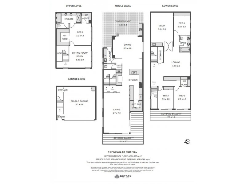 14 Pascal Street, Red Hill QLD 4059 Floorplan