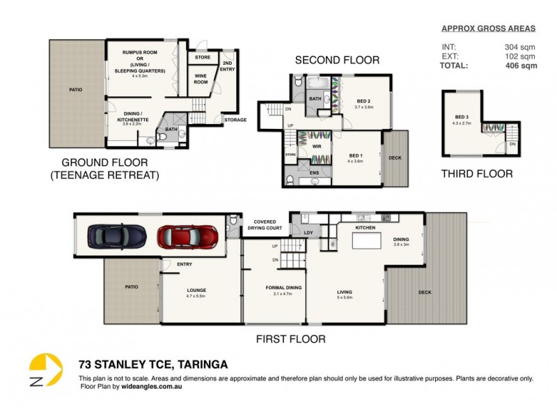 73 Stanley Terrace, Taringa QLD 4068 Floorplan