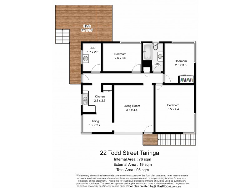 22 Todd Street, Taringa QLD 4068 Floorplan