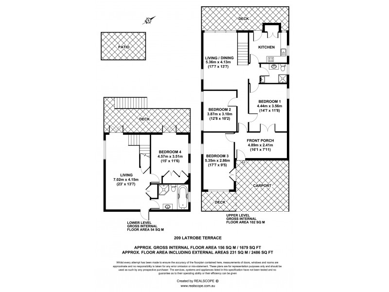 209 Latrobe Terrace, Paddington QLD 4064 Floorplan