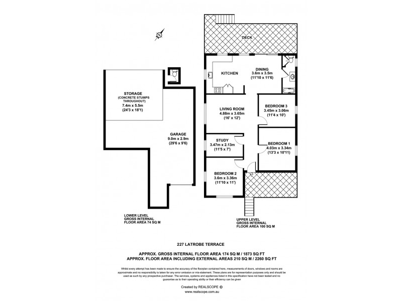 227 Latrobe Terrace, Paddington QLD 4064 Floorplan