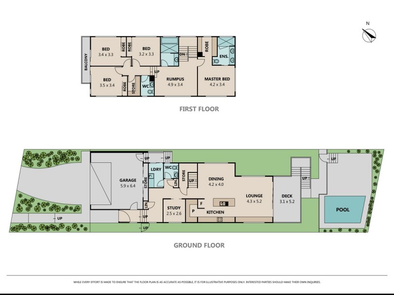 5 Stephenson Street, Bardon QLD 4065 Floorplan