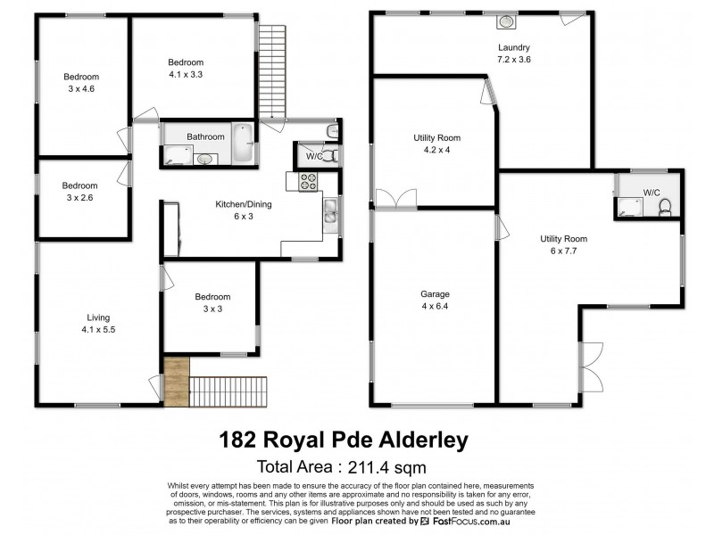 182 Royal Parade, Alderley QLD 4051 Floorplan