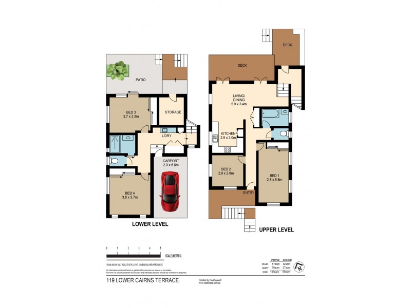 119 Lower Cairns Terrace, Paddington QLD 4064 Floorplan