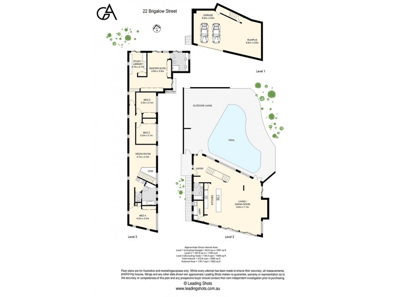 22 Brigalow Street, Paddington QLD 4064 Floorplan