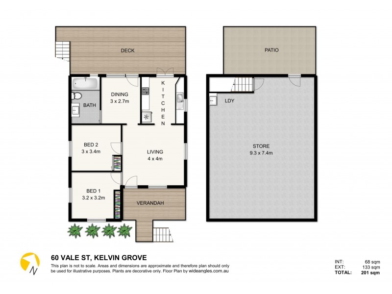 60 Vale Street, Kelvin Grove QLD 4059 Floorplan