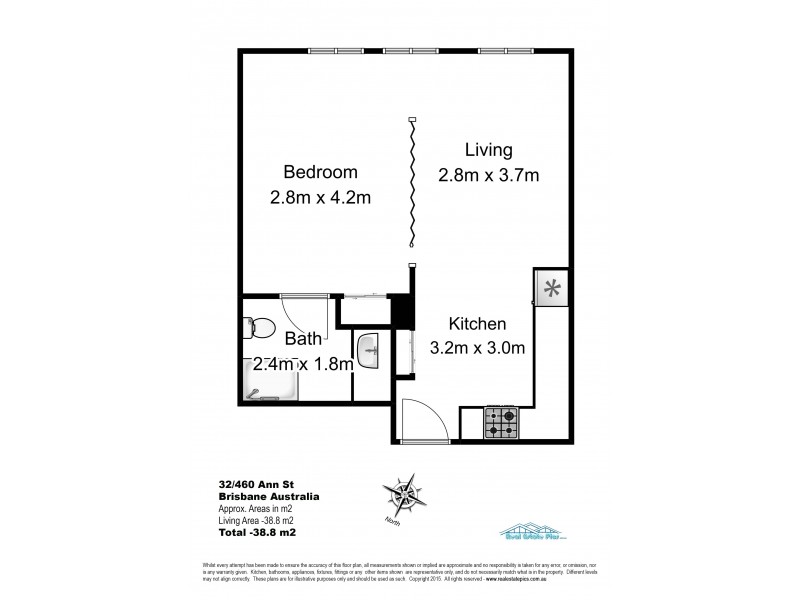 32/460 Ann Street, Brisbane City QLD 4000 Floorplan