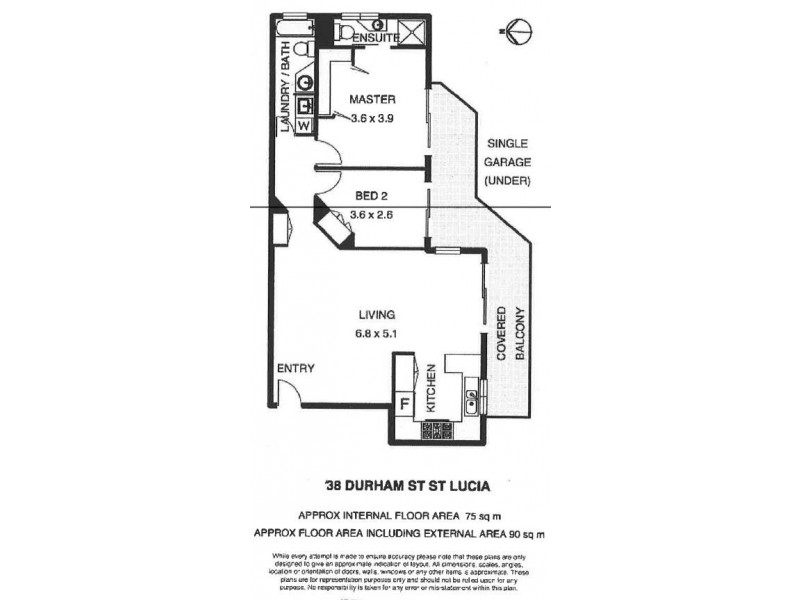 5/38 Durham Street, St Lucia QLD 4067 Floorplan
