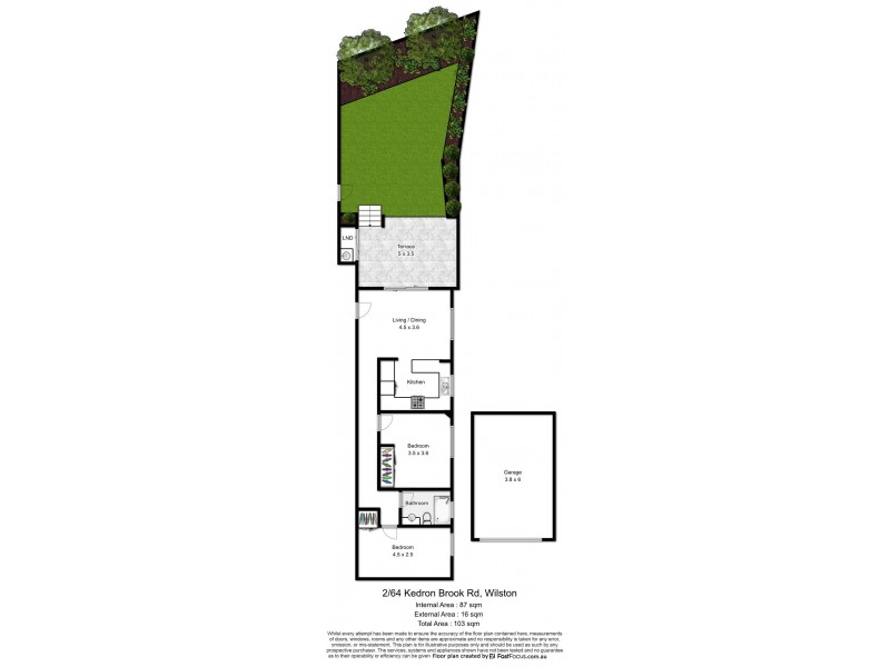 2/64 Kedron Brook Road, Wilston QLD 4051 Floorplan
