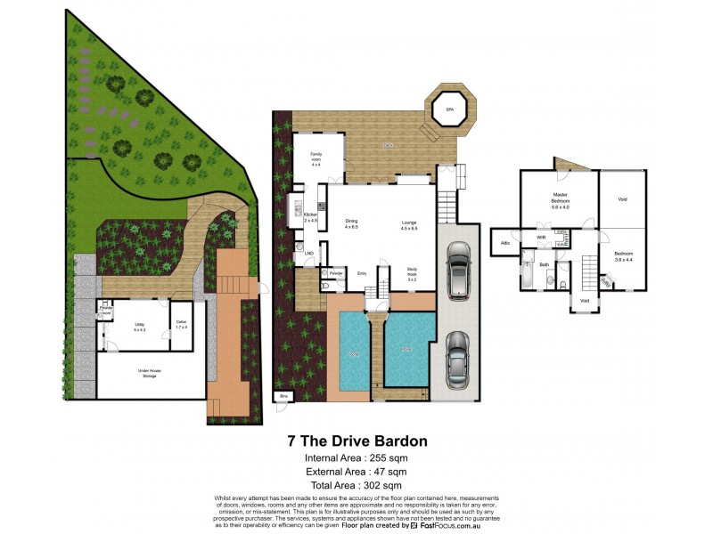 7 The Drive, Bardon QLD 4065 Floorplan