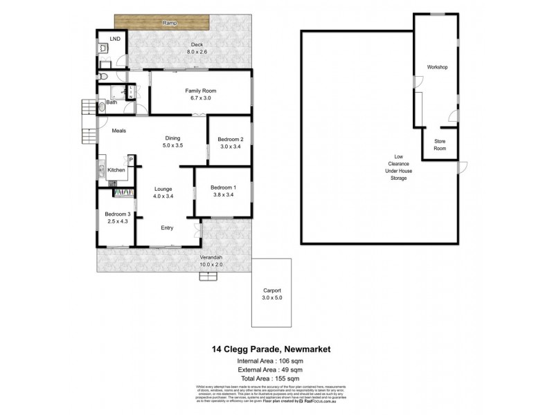 14 Clegg Parade, Newmarket QLD 4051 Floorplan