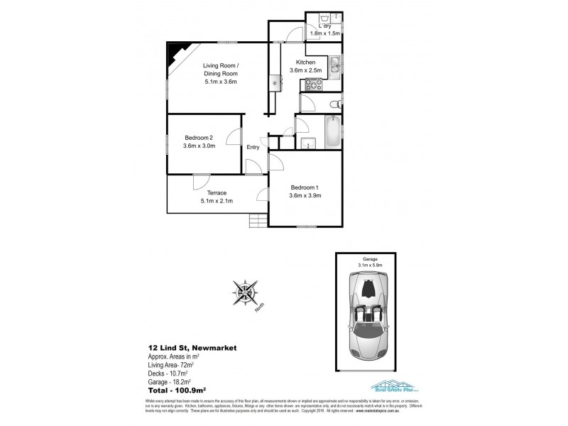 12 Lind Street, Newmarket QLD 4051 Floorplan